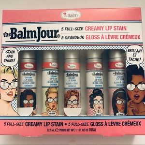 NWT-theBalm 5 Full Creamy Lip Stains-10%OFF BUNDLE